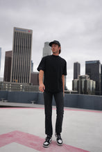 Load image into Gallery viewer, BLACK MOCK NECK T-SHIRT