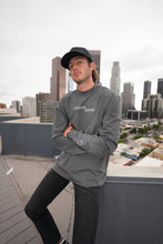 Load image into Gallery viewer, GRAY MOCK NECK LONG-SLEEVE