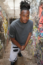 Load image into Gallery viewer, GRAY MOCK NECK T-SHIRT