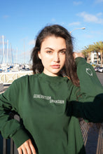 Load image into Gallery viewer, GREEN MOCK NECK LONG-SLEEVE