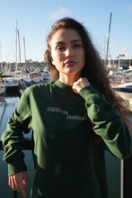 Load image into Gallery viewer, GREEN MOCK NECK LONG-SLEEVE